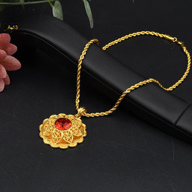 Middle Eastern Women’s 4-Piece Jewelry Set | Necklace, Earrings, Bracelet, Ring|a-13