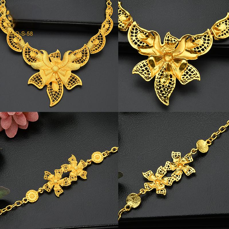 Middle Eastern Vintage Style | Luxurious Gold Jewelry Set | Festival/Wedding Wear|s-58
