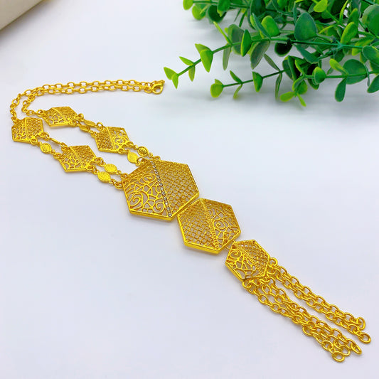 Elegant Jewelry Set | Saudi/Dubai Style Design | Recommended for Women|s-881