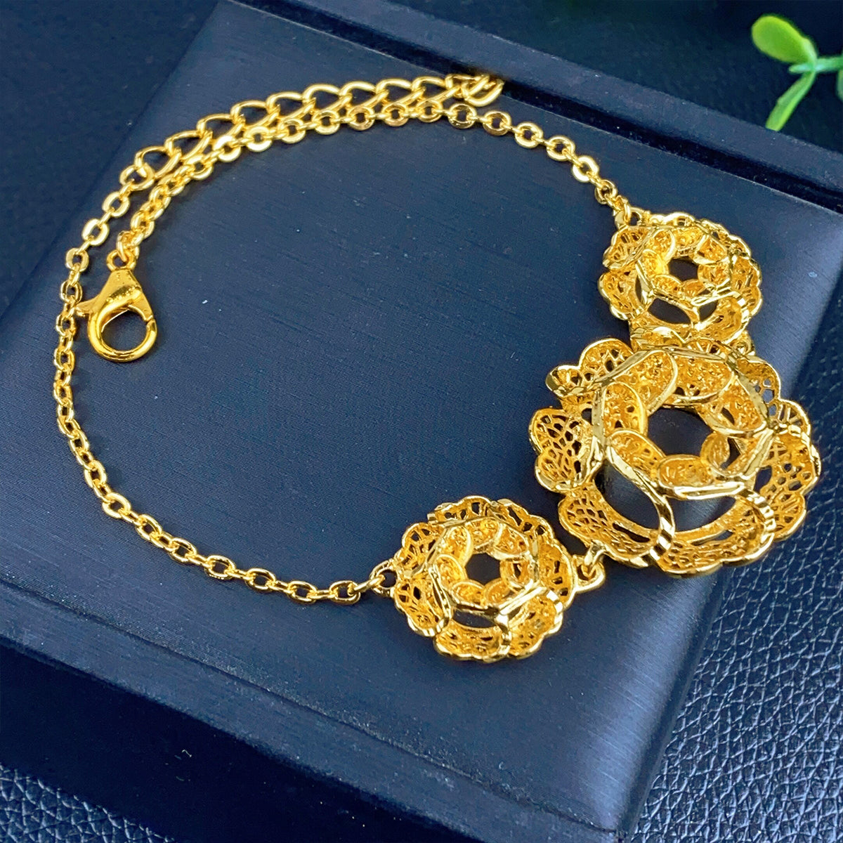 Arabic Women’s Jewelry | Traditional Gold Style | Wedding and Banquet Wear|f-93