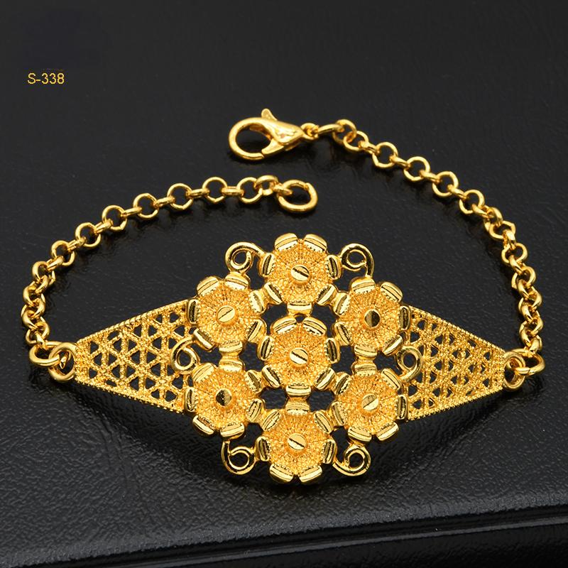 Middle Eastern Style Gold Jewelry for Women | Wedding and Festival Jewelry Set | Necklace, Earrings, Ring, Bracelet|s-338