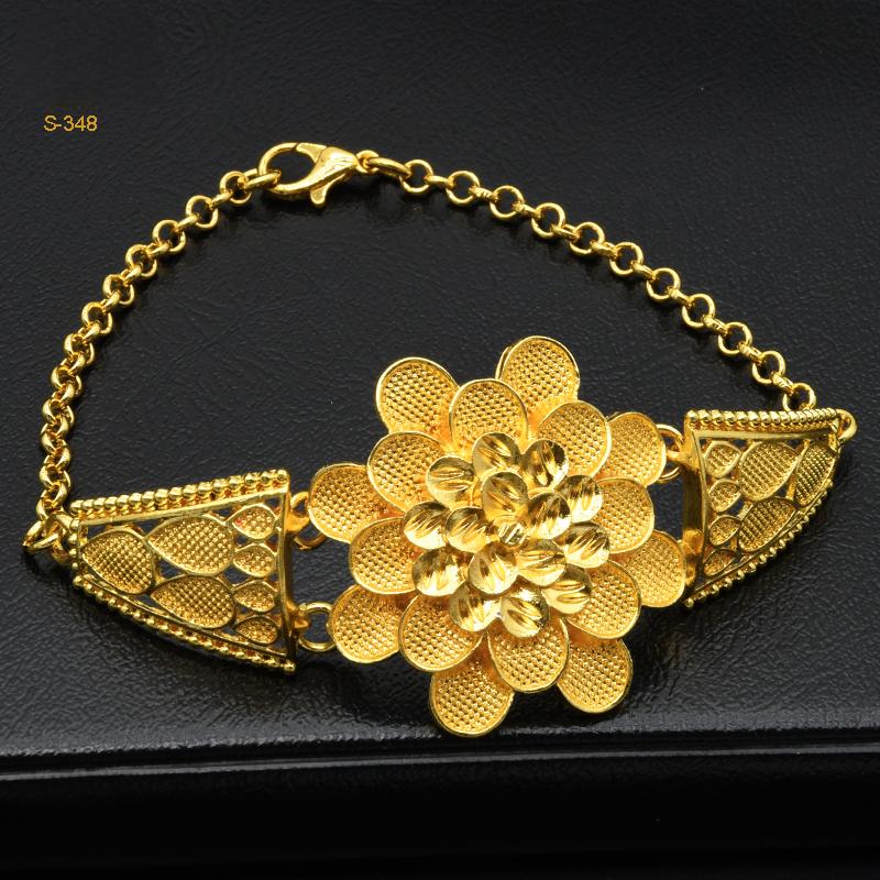 High-End Custom Gold Jewelry Set | Designed for Middle Eastern Market | Wedding/Festival Use|s-348