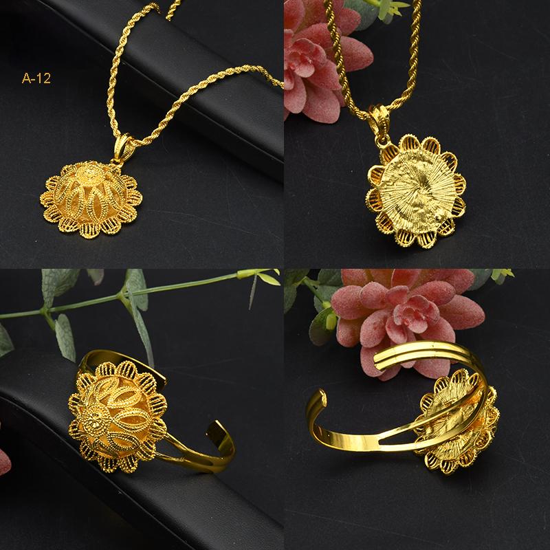 Arabic Style Jewelry Set | Ideal for Weddings and Celebrations|a-12