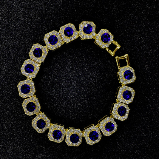 Gold Gemstone Bracelet|Ideal for Weddings & Gifting