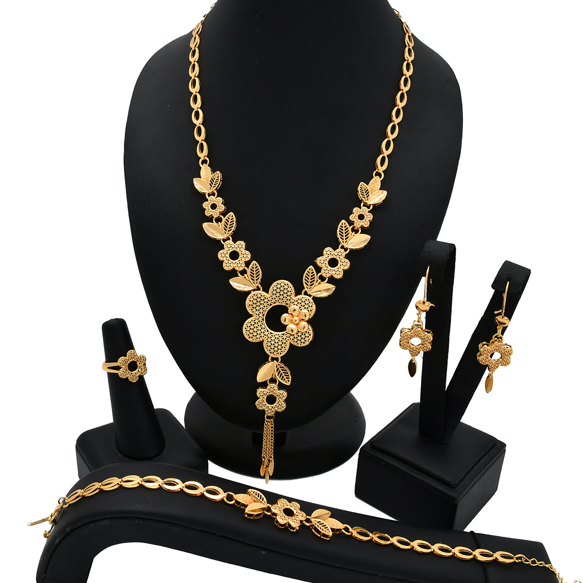 Islamic Style Jewelry Set | Exclusive for Muslim Women | Regal Elegance|s-663