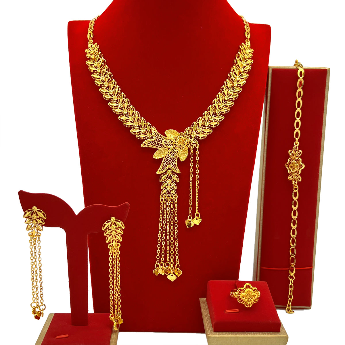 Gift-Ready Ethnic Jewelry Box | For Women | Ideal for Weddings or Birthdays｜S772