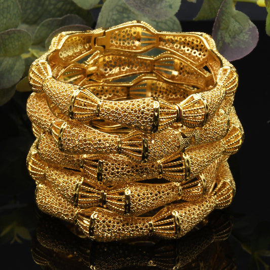 Saudi Style | Luxurious Ethnic Gold Jewelry | Muslim Women’s Set｜b-11