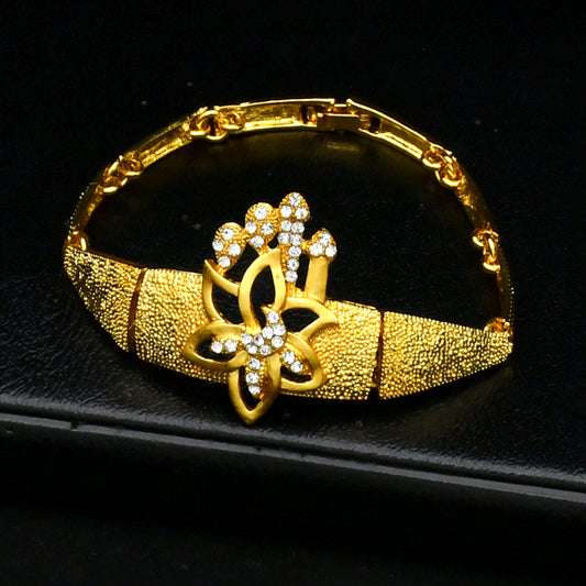 Golden Middle Eastern Jewelry Box | Ideal Gift for Weddings, Festivals, Mothers, or Sisters｜s-626