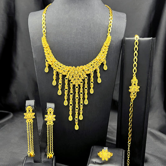 Vintage Gold Jewelry |  Wedding Set for Women | Best-Selling in the Middle East｜S770