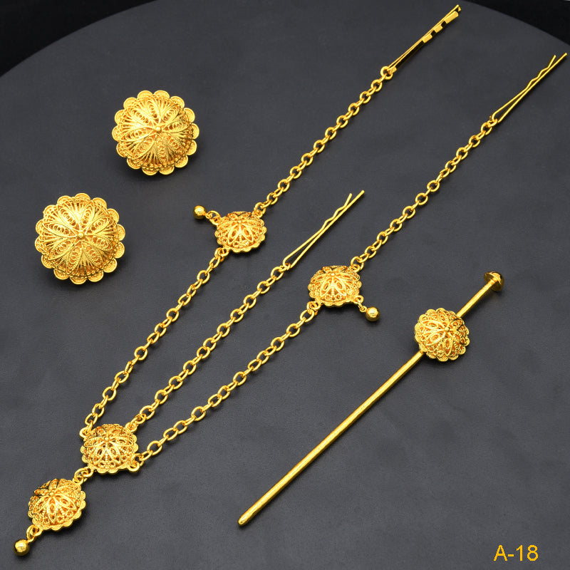 High-Saturation Gold Jewelry | Ideal for Weddings and Festivals | Middle Eastern Style for Women｜a-18