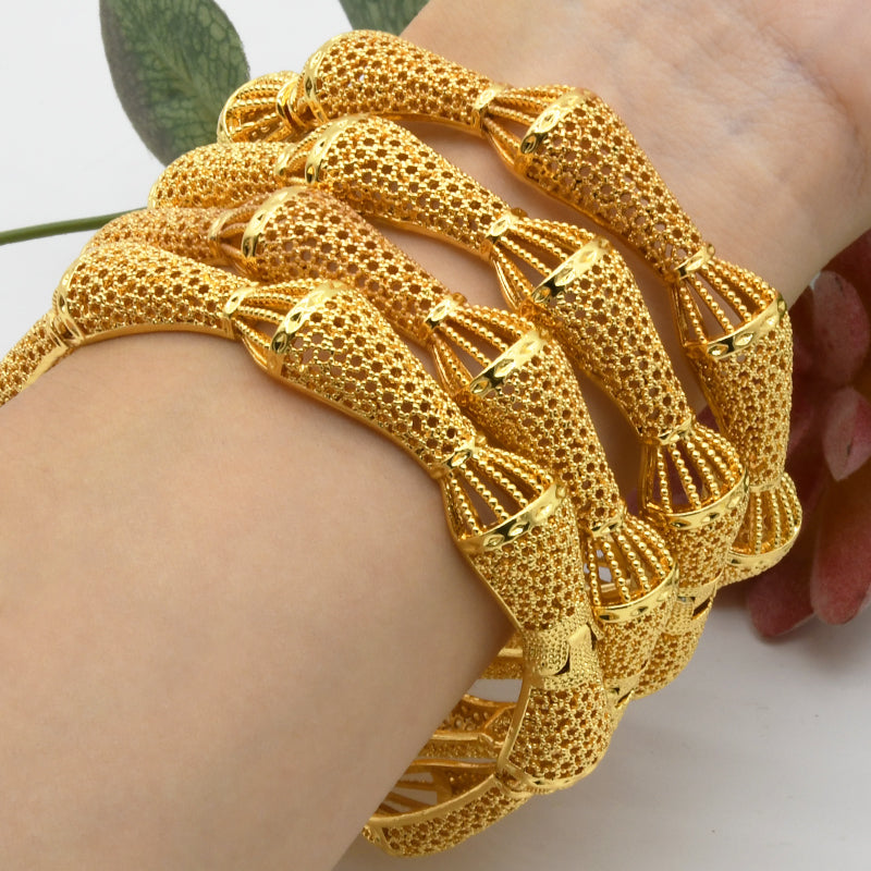 Saudi Style | Luxurious Ethnic Gold Jewelry | Muslim Women’s Set｜b-11
