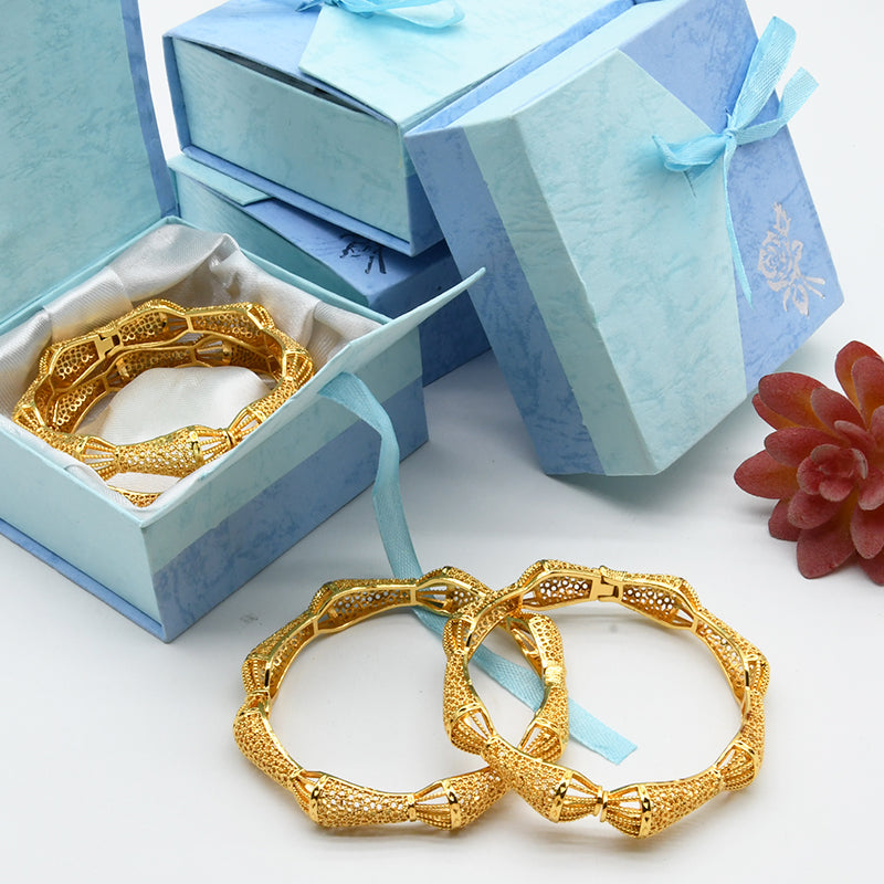 Saudi Style | Luxurious Ethnic Gold Jewelry | Muslim Women’s Set｜b-11